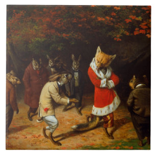 Carreau Sa Majesté reçoit (par William Holbrook Beard)