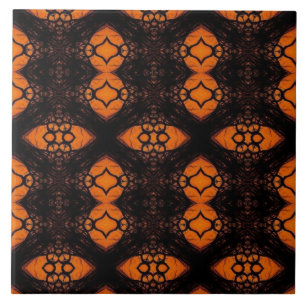 Carreau Safari coucher de soleil motif art géométrique ora