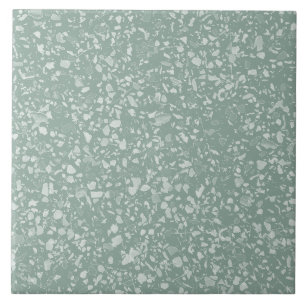 Carreau Sage Green Terrazzo Moderne minimaliste Motif en p