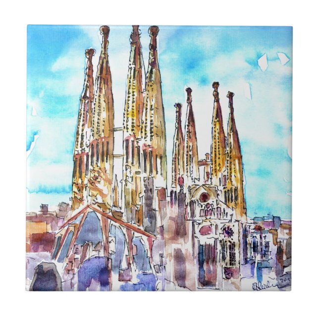 Carreau Sagrada Familia Barcelone (Devant)