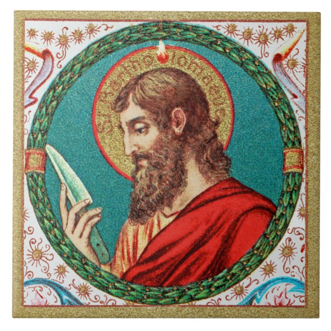 Carreau Saint Bartholomée l'Apôtre (JMAS 03) (Devant)