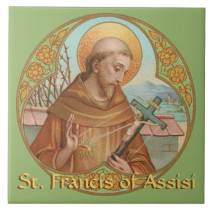 Carreau Saint François d'Assise (BK 002)