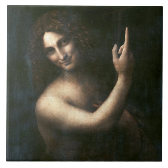 Carreau Saint Jean Baptiste, Léonard de Vinci (Devant)