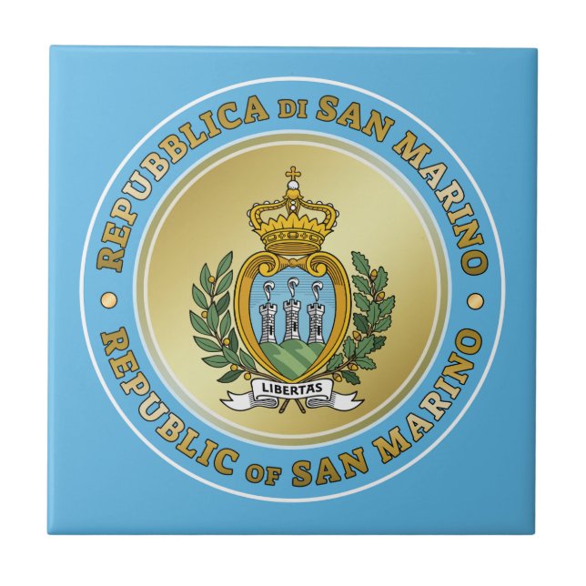 Carreau Saint-Marin Coat of Arms (Devant)