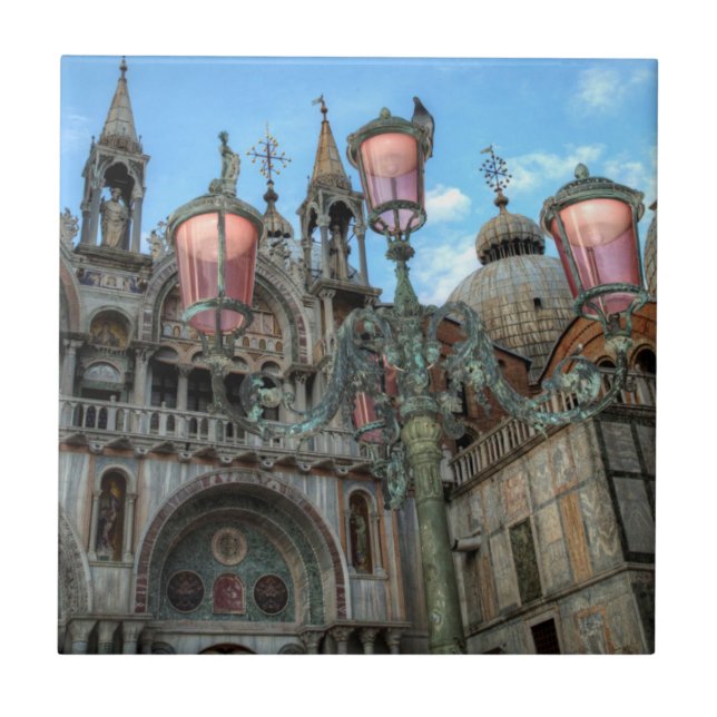 Carreau Saint-Marques et lampes, Venise, Italie (Devant)