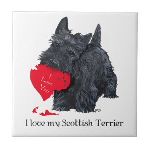 Carreau Saint-Valentin Terrier Écossais