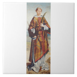 Carreau Saint Vincent de Saragosse Martyr Beaux-Arts