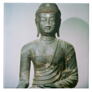 Carreau Sakyamuni assis Bouddha de Ch'ungung-Ni (fer)