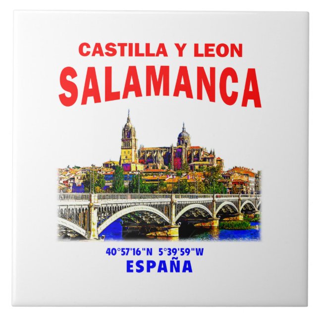 Carreau Salamanque / Castille et Leon, Espagne. (Devant)