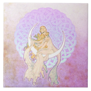 Carreau Samhain Salutations Lunaire Déesse Carrelage céram