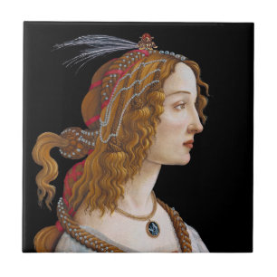 Carreau Sandro Botticelli - Portrait de Simonetta Vespucci