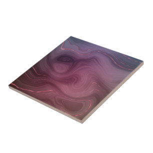 Carreau Sangria Strata   Moody Pink and Purple Luxe Agate