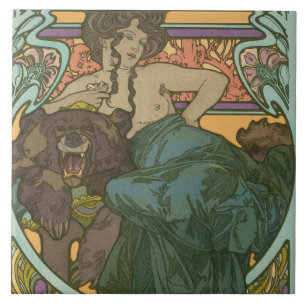 Carreau Sans titre par Alphonse Mucha (1902)