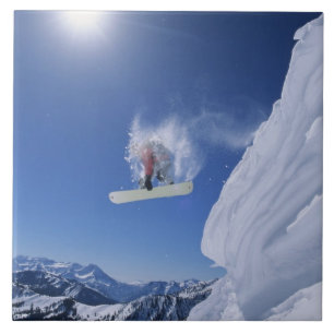 Carreau Sauter dans le canyon de Snake Creek depuis Clayto