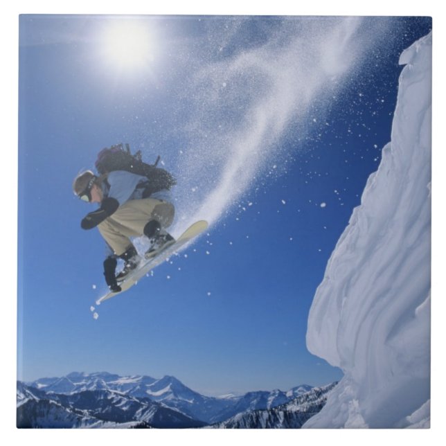 Carreau Sauts dans le canyon de Snake Creek depuis Clayton (Devant)