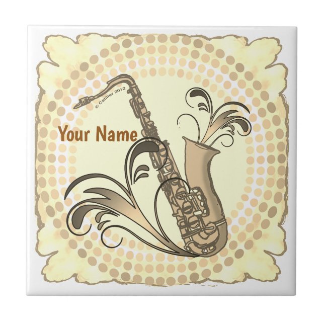 Carreau Saxophone Rhythm  (Devant)