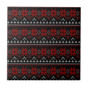 Carreau Scandinave, tricot