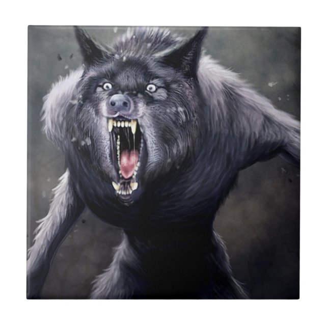 Carreau scary werewolf (Devant)