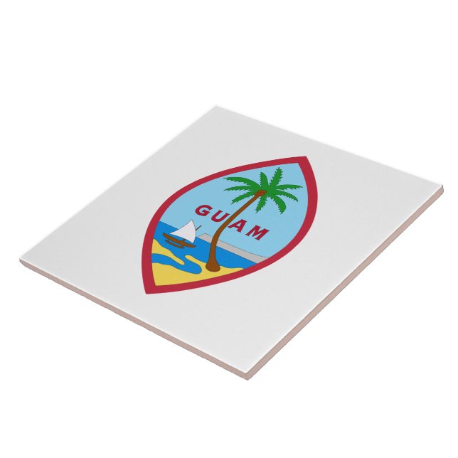 Carreau Sceau de Guam (Côté)