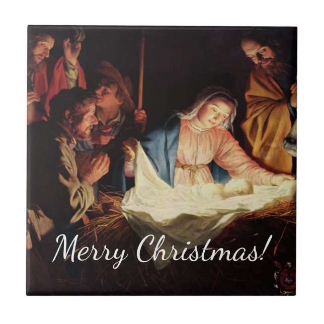 Carreau Scène des maîtres de Noël (Devant)