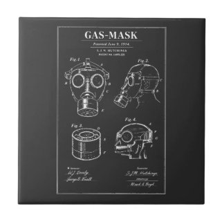 Carreau Schéma de plan de masque à gaz