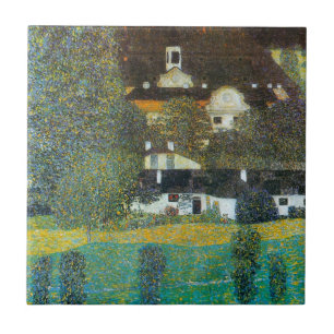 Carreau Schloss Kammer sur l'Attersee II Par Gustav Klimt