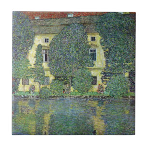Carreau Schloss Kammer sur l'Attersee III Par Gustav Klimt