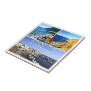 Carreau SCL008 MARETTIMO ISLAND, Mosaic, Sicile,
