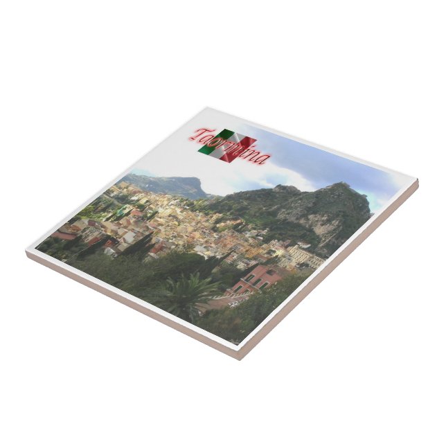 Carreau SCL063 TAORMINA, Sicile, Italie, (Côté)