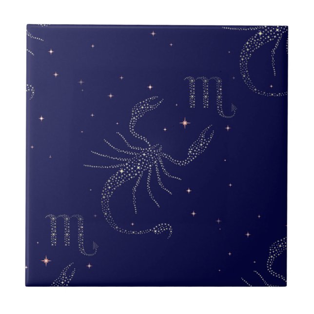 Carreau scorpio étoiles (Devant)