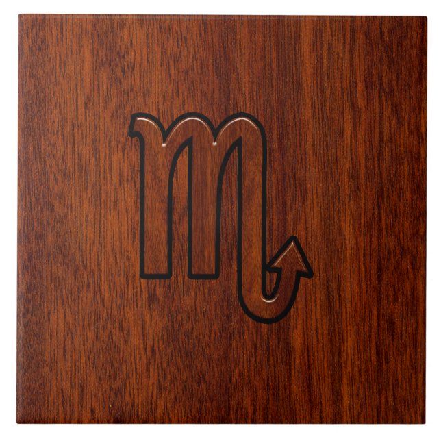 Carreau Scorpio Zodiac Connexion Mahogany Style Brown (Devant)