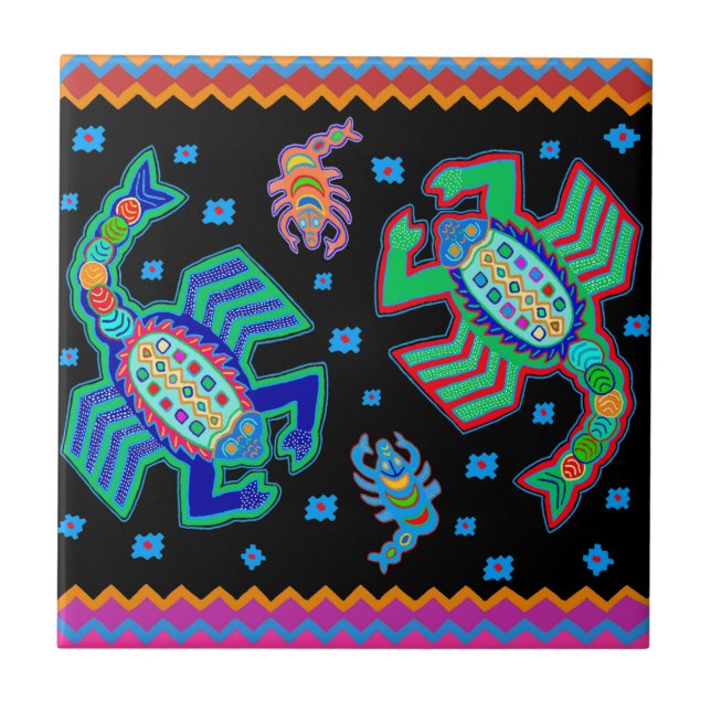 Carreau Scorpions sud-ouest sur mon mur (Devant)