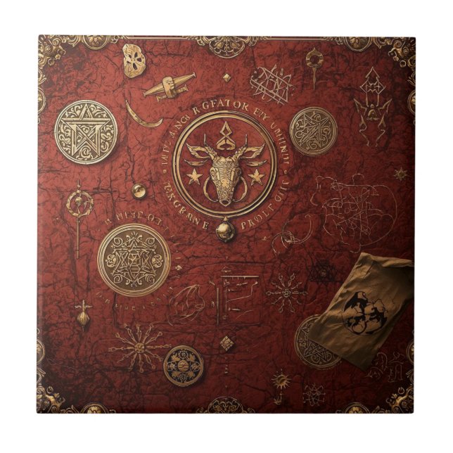 Carreau Seal of the Hidden Order (Devant)