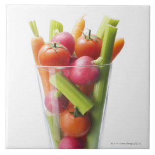 Carreau Secousse de légume cru