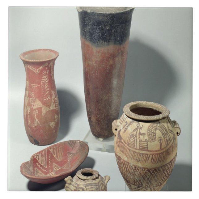 Carreau Sélection des vases, période de Naqada I/II, (Devant)