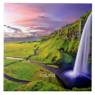 Carreau Seljalandfoss, Islande