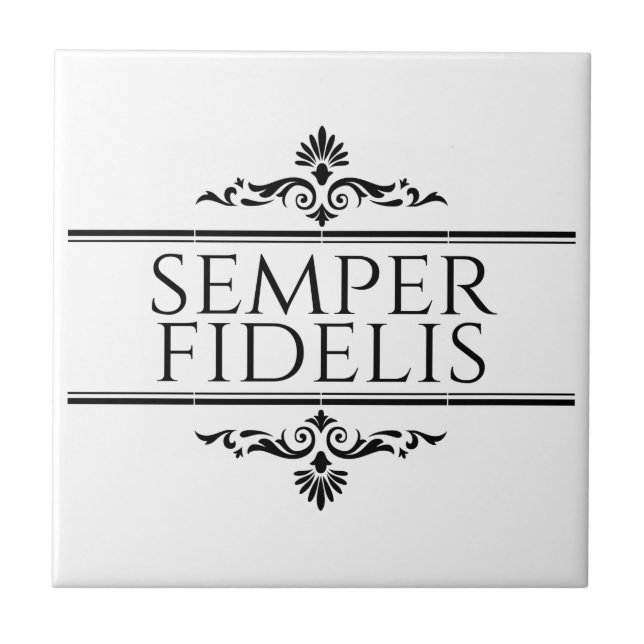 Carreau Semper Fidelis (Devant)
