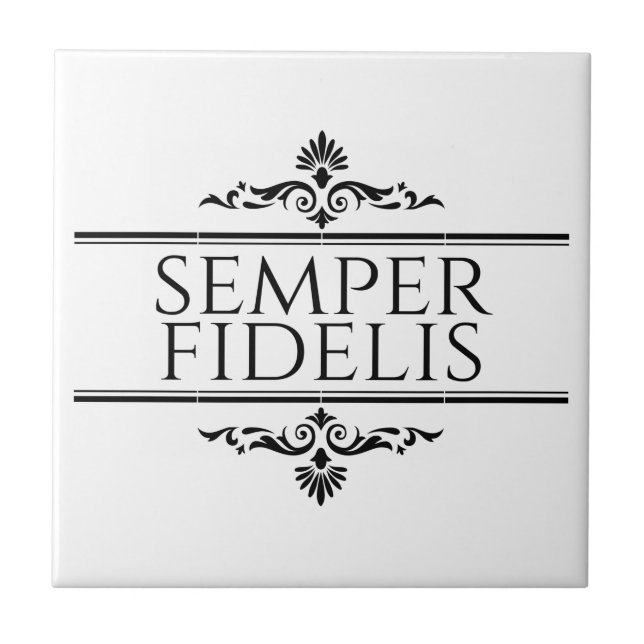Carreau Semper Fidelis (Devant)