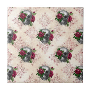 Carreau Série Visage Gothique Design 16