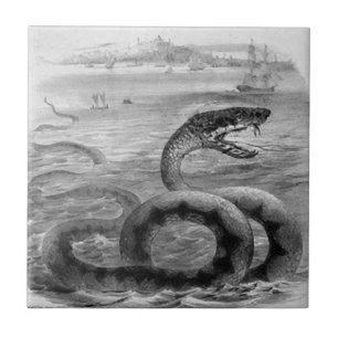 Carreau Serpent de mer/serpent