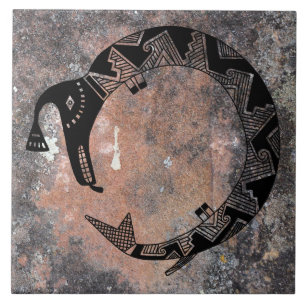 Carreau Serpent D'Eau Mimbres Poterie Design