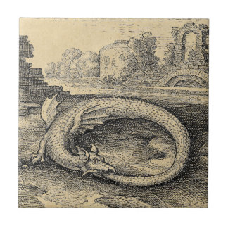 Carreau Serpent d'Ouroboros de dragon