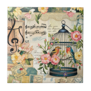 Carreau Shabby Chic Birdcage Carrelage céramique