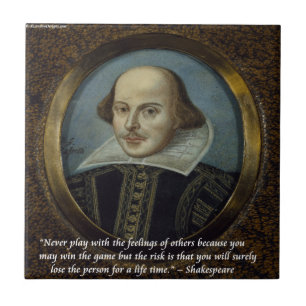 Carreau Shakespeare & Sa Célèbre Citation Sur Les Sentimen