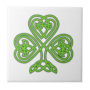 Carreau Shamrock de noeud celtique