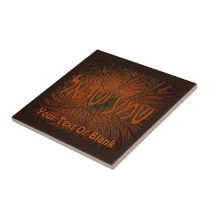 Carreau Shema en bois sculpté Yisrael