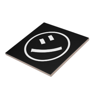 Carreau ㋛ Shi Kana Katakana Smiling Emoji / Emoticon
