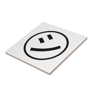 Carreau ㋛ Shi Kana Katakana Smiling Emoji / Emoticon