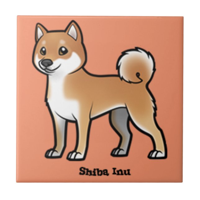 Carreau shiba inu (Devant)