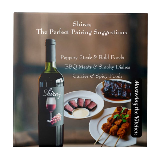 Carreau Shiraz Wine Pairing Guide/Mastering the Kitchen (Devant)